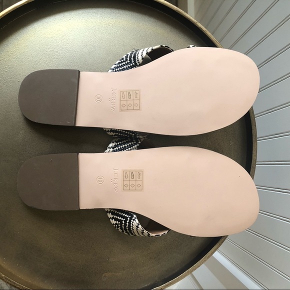 J CREW | SEASIDE RAFFIA WOVEN FLAT SANDAL. 10.NEW - Picture 7 of 8